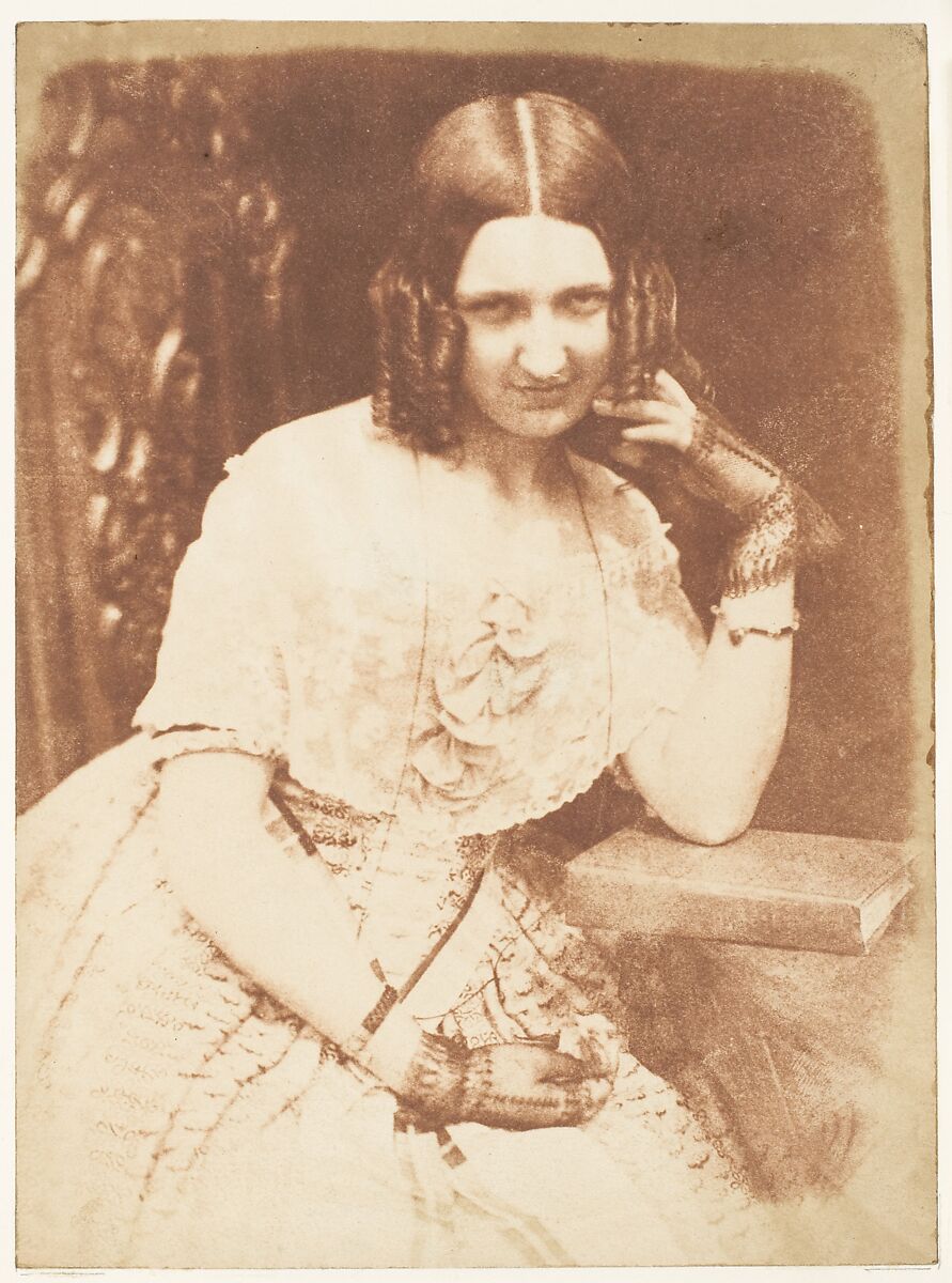 Miss Binney, Hill and Adamson (British, active 1843–1848), Salted paper print from paper negative 