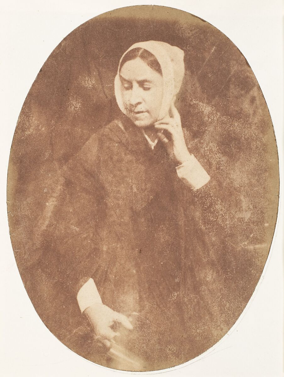 Mrs. Watson, Hill and Adamson (British, active 1843–1848), Salted paper print from paper negative 