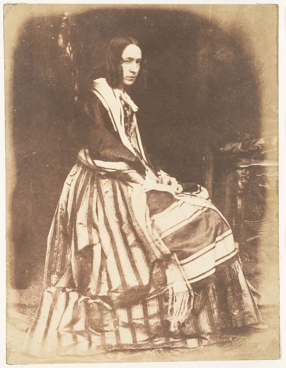 Mrs. Marian Murray, Lady Stair, Hill and Adamson (British, active 1843–1848), Salted paper print from paper negative 