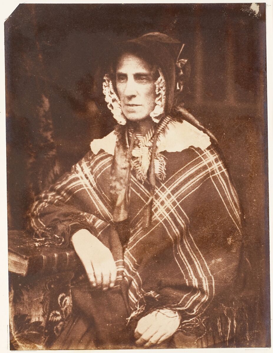 Mrs. Shanker, Hill and Adamson (British, active 1843–1848), Salted paper print from paper negative 