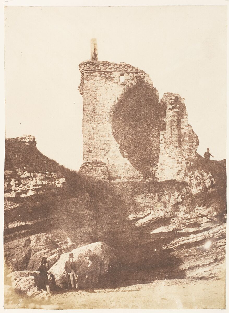 St. Andrews. The Fore Tower of the Castle, Hill and Adamson (British, active 1843–1848), Salted paper print from paper negative 