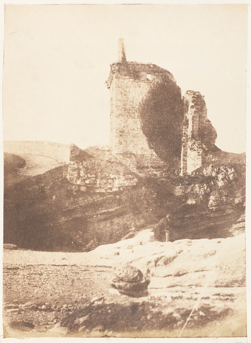 St. Andrews. The Fore Tower of the Castle, Hill and Adamson (British, active 1843–1848), Salted paper print from paper negative 