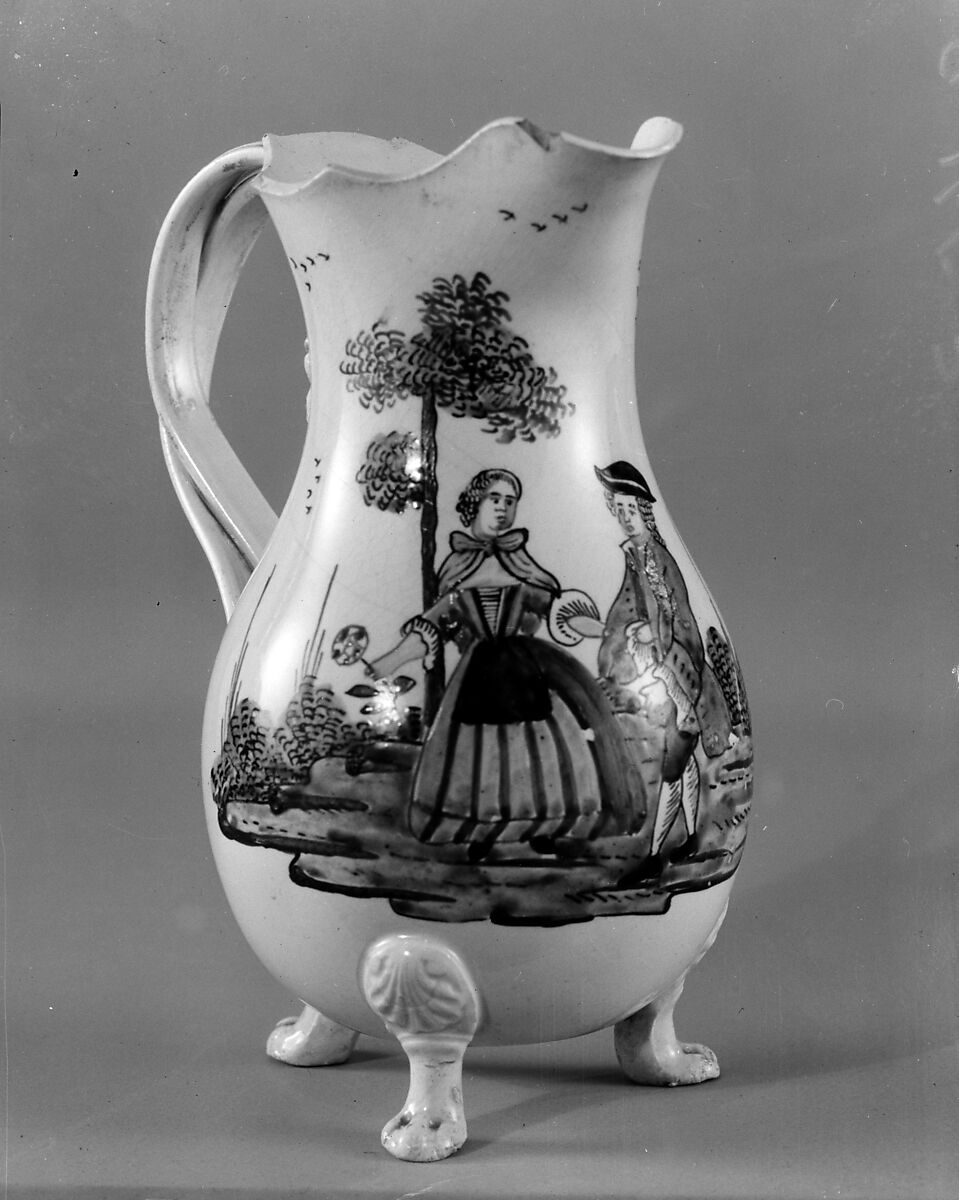 Milk pitcher, Earthenware, British 