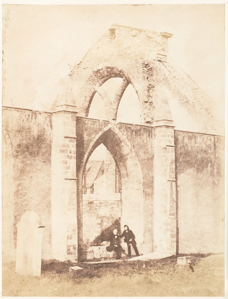 Edinburgh. Greyfriars' Churchyard, Hill and Adamson (British, active 1843–1848), Salted paper print from paper negative 