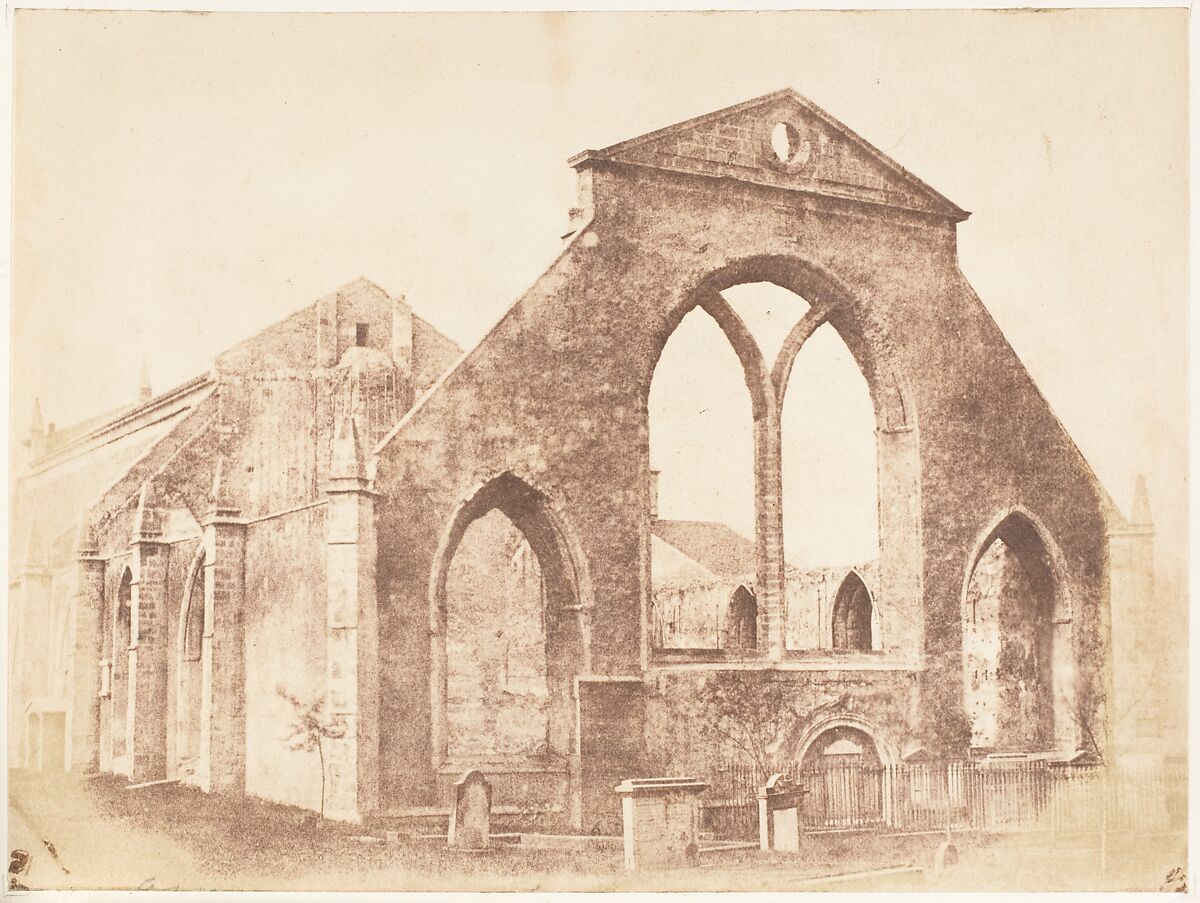 Edinburgh. Greyfriars' Churchyard, Hill and Adamson (British, active 1843–1848), Salted paper print from paper negative 