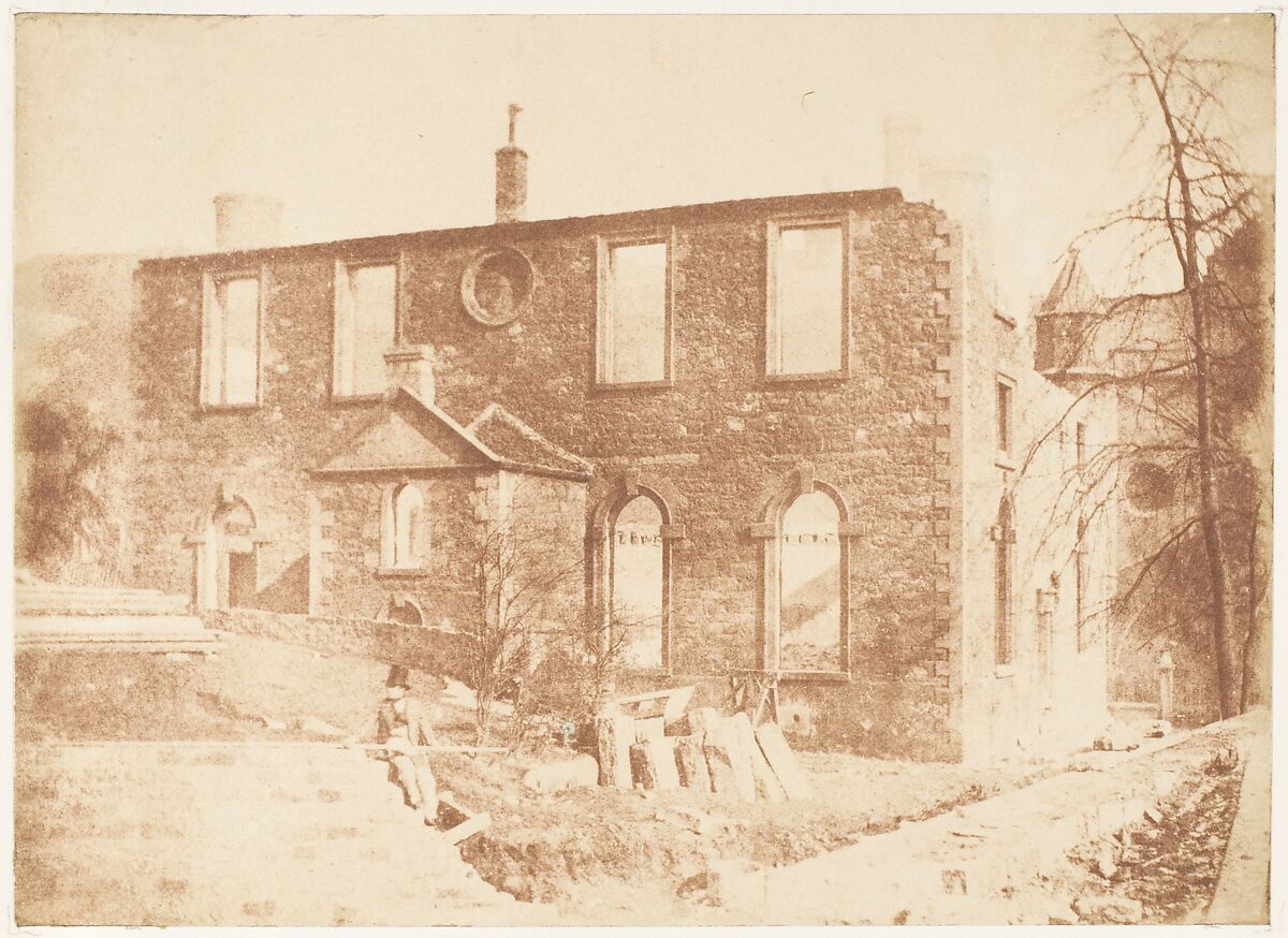 Edinburgh.  The Orphan Hospital, Hill and Adamson (British, active 1843–1848), Salted paper print from paper negative 