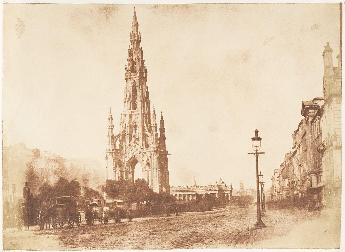 Edinburgh. The Scott Monument, Hill and Adamson (British, active 1843–1848), Salted paper print from paper negative 