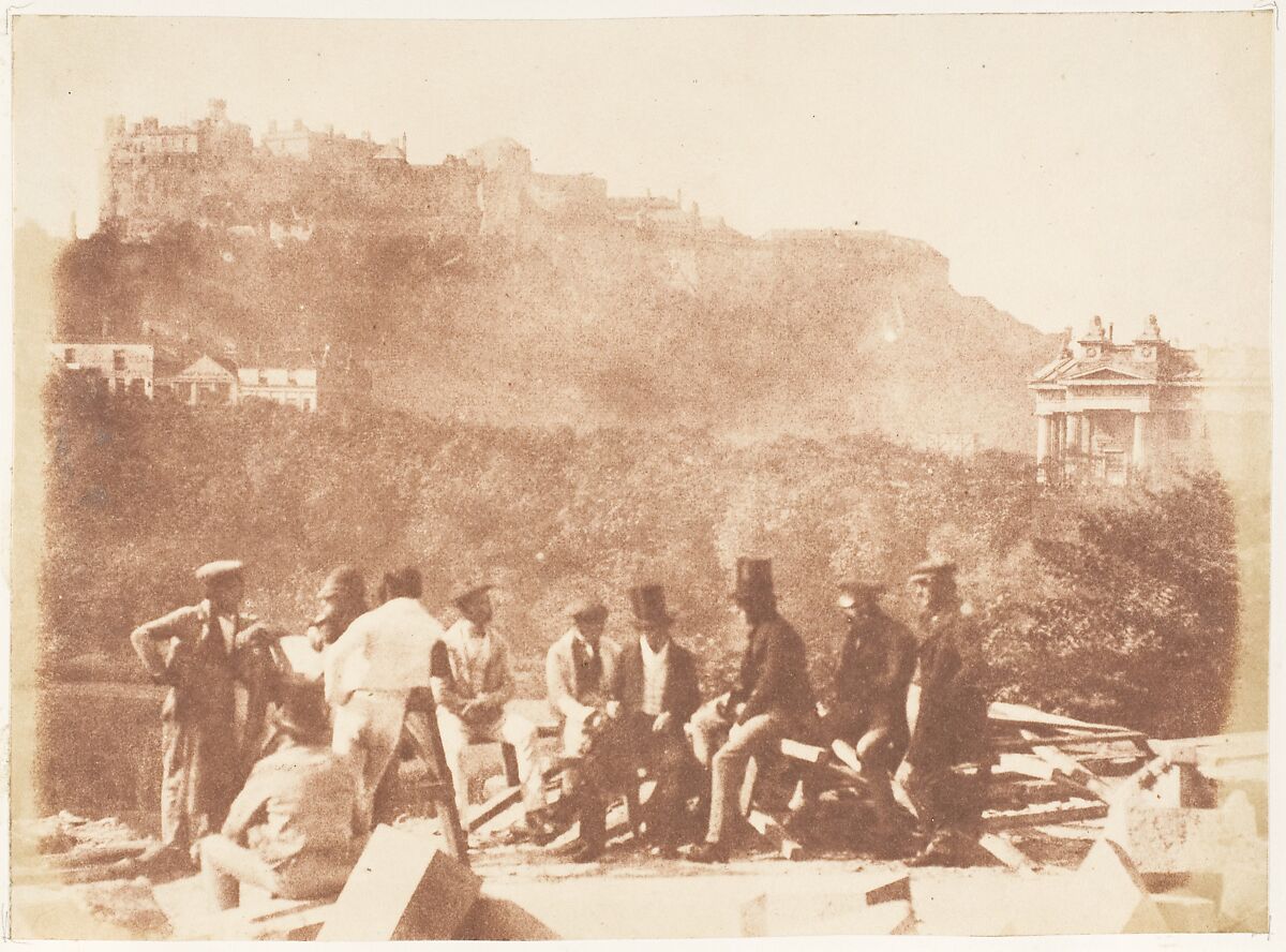 Edinburgh.  The Royal High School, Hill and Adamson (British, active 1843–1848), Salted paper print from paper negative 