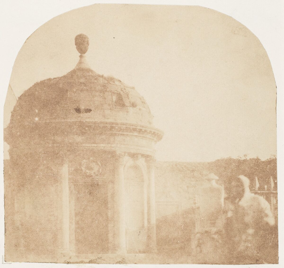 Edinburgh.  Greyfriars' Churchyard, Hill and Adamson (British, active 1843–1848), Salted paper print from paper negative 