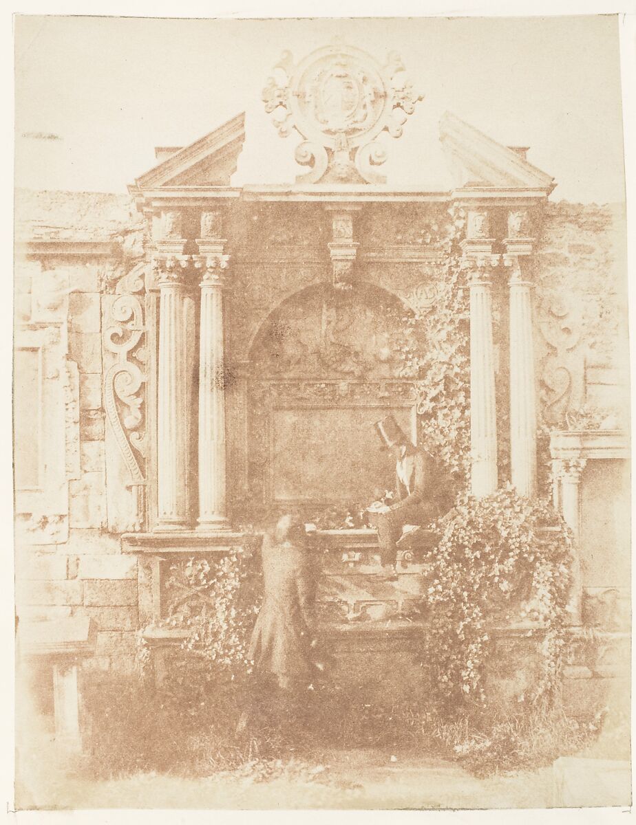 Edinburgh. Greyfriars' Churchyard, Hill and Adamson (British, active 1843–1848), Salted paper print from paper negative 