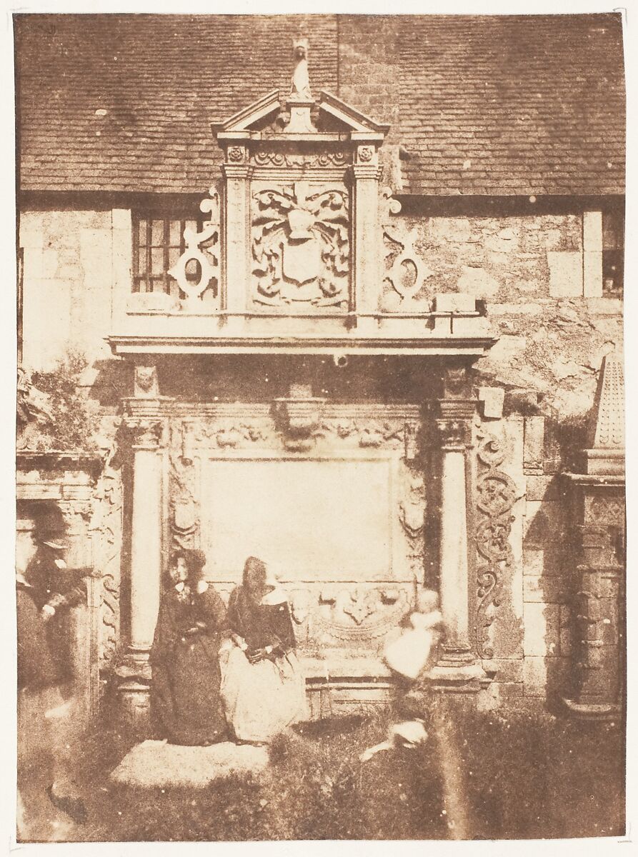 Edinburgh. Greyfriar's Churchyard, Hill and Adamson (British, active 1843–1848), Salted paper print from paper negative 