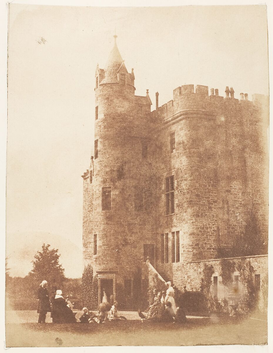 Bonaly Towers, Hill and Adamson (British, active 1843–1848), Salted paper print from paper negative 