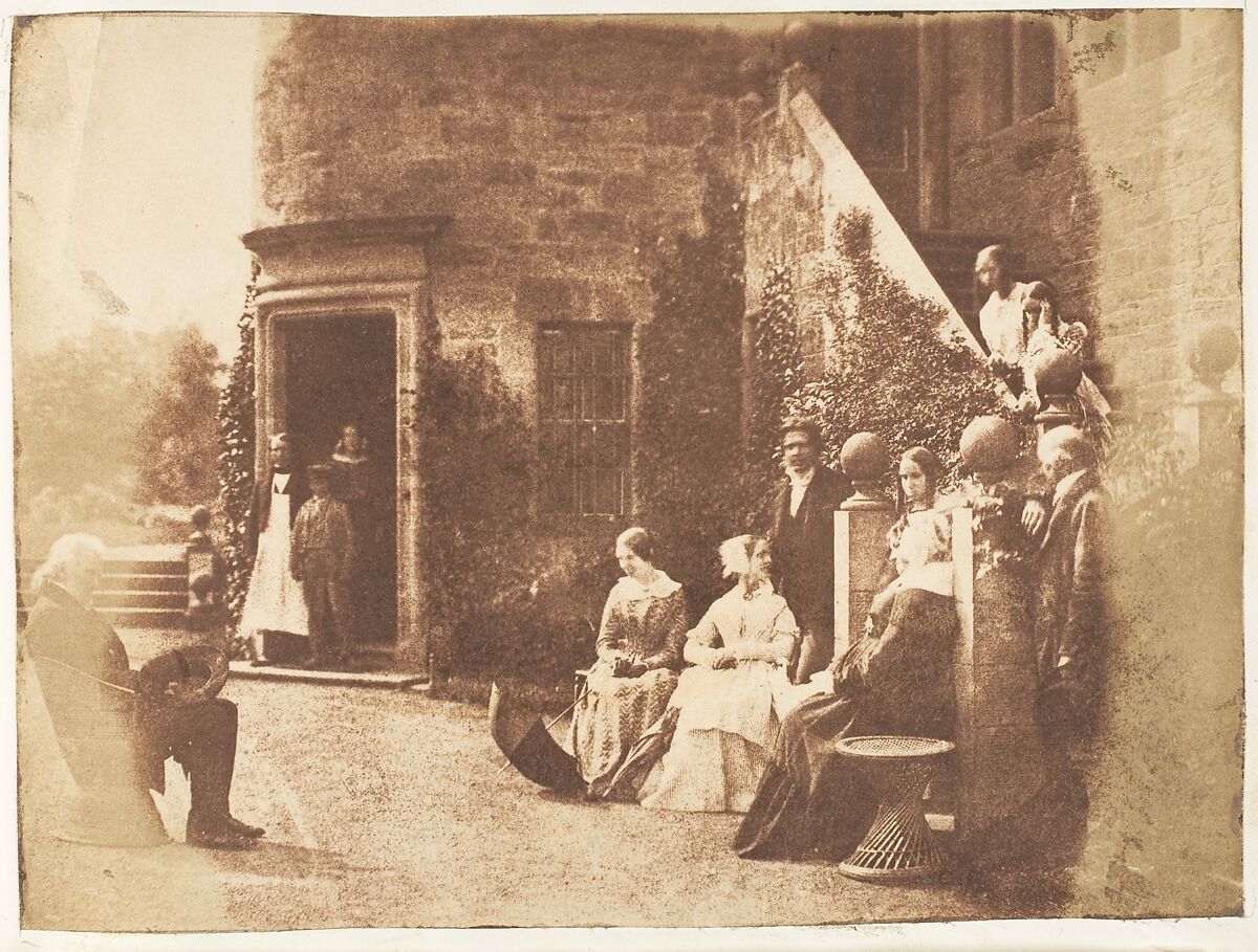 Bonaly Towers. Home of Lord Cockburn, Hill and Adamson (British, active 1843–1848), Salted paper print from paper negative 