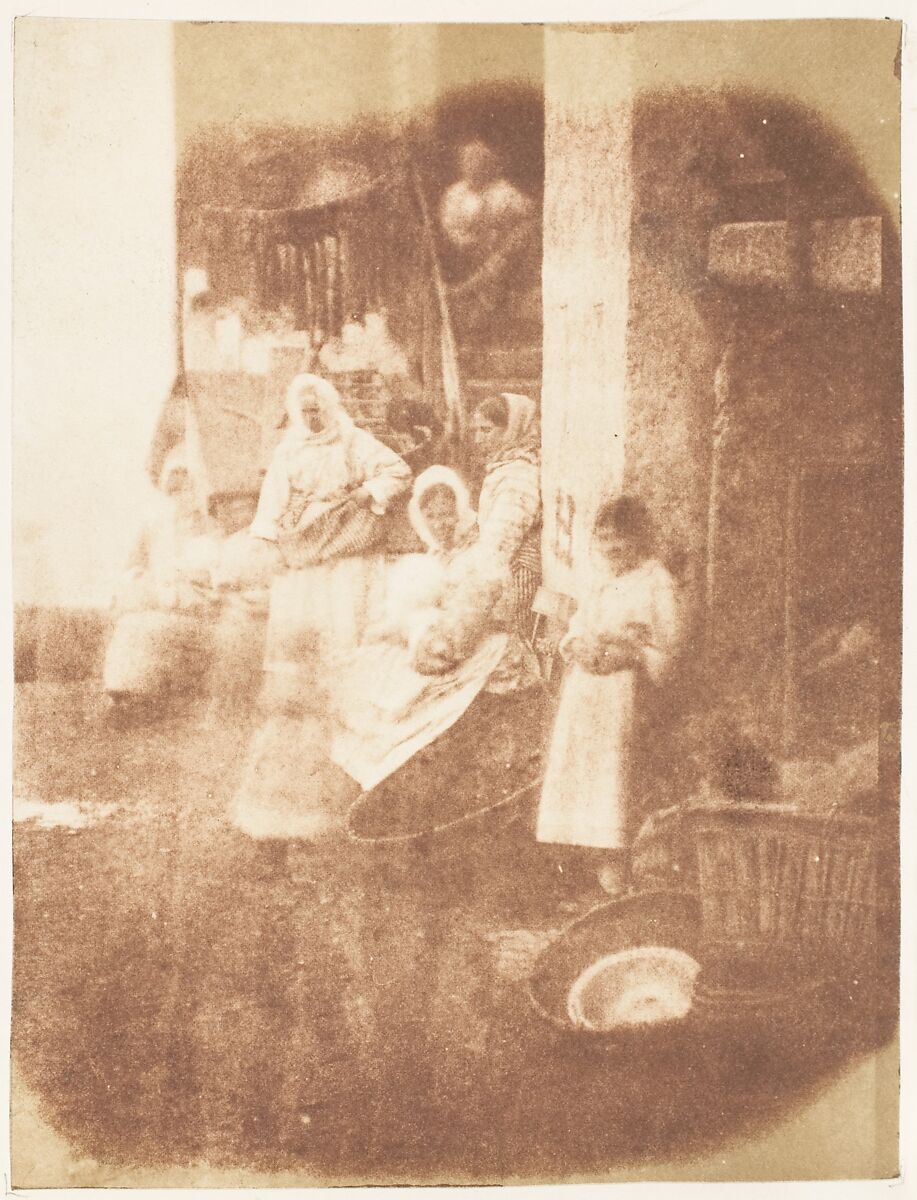 Newhaven Fishwives, Hill and Adamson (British, active 1843–1848), Salted paper print from paper negative 