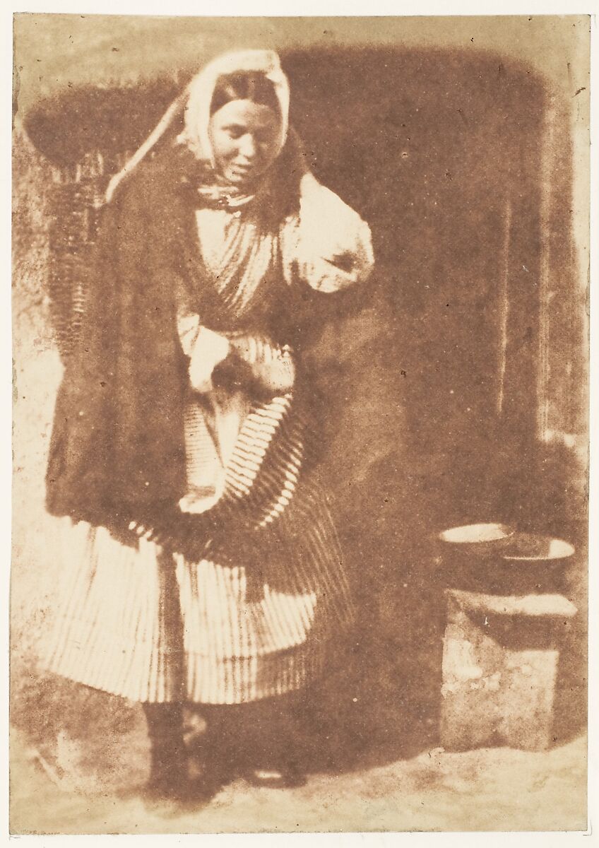 Newhaven Fishwife, Hill and Adamson (British, active 1843–1848), Salted paper print from paper negative 