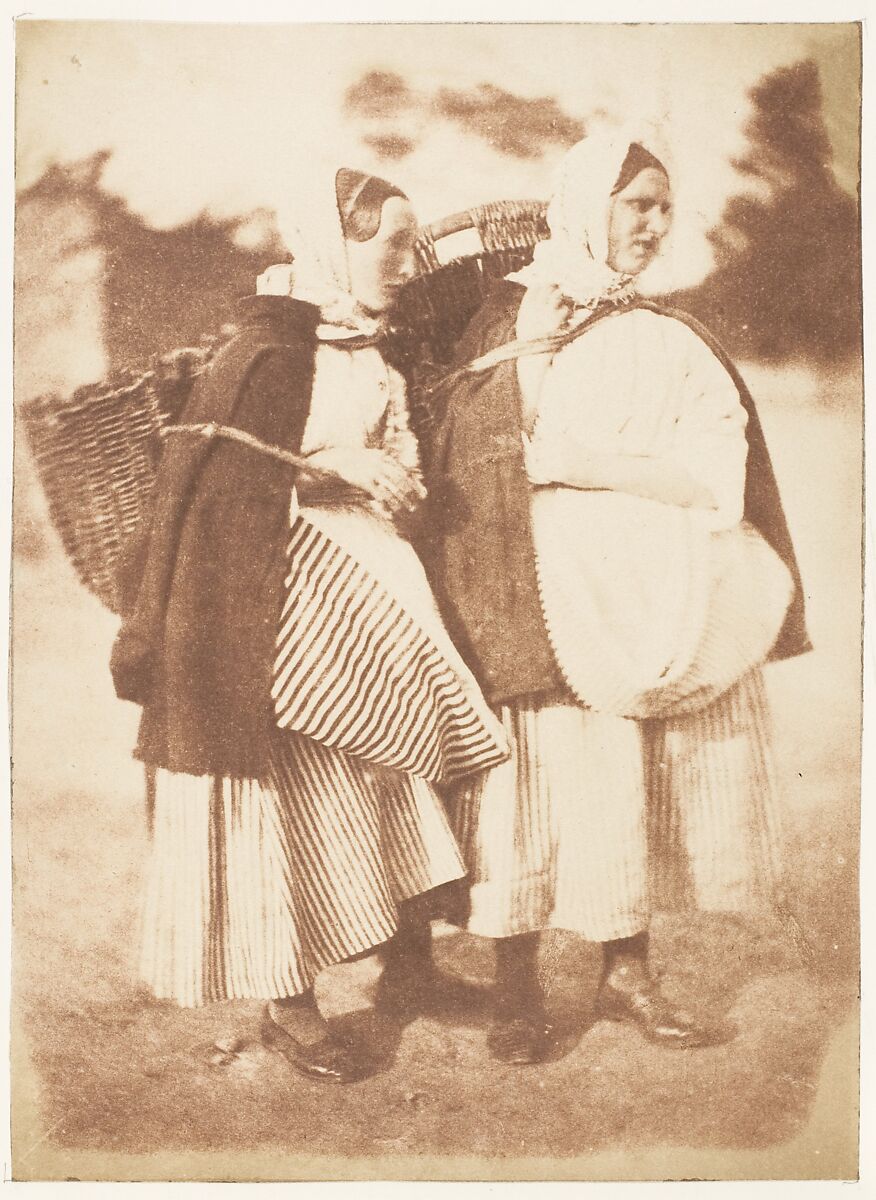 Newhaven Fishwives, Hill and Adamson (British, active 1843–1848), Salted paper print from paper negative 