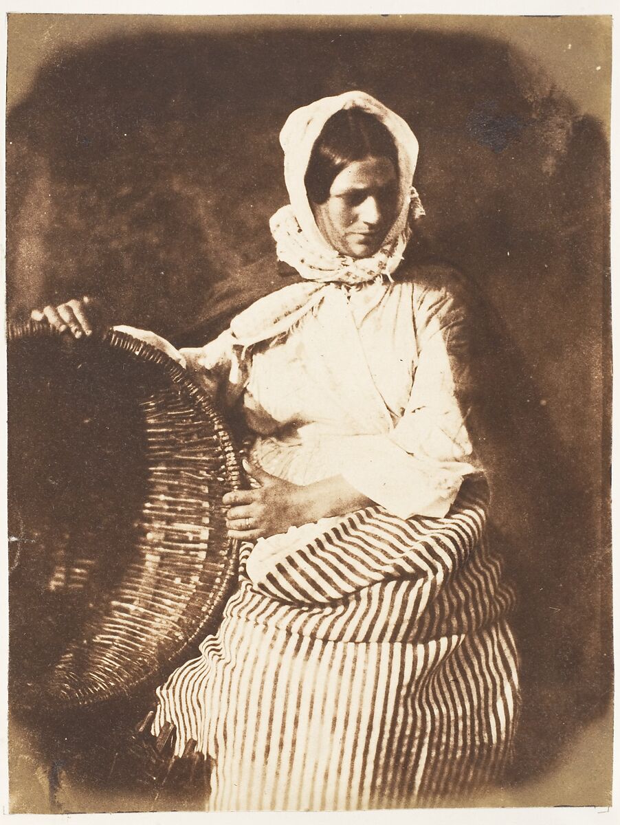 Newhaven Fishwife, Hill and Adamson (British, active 1843–1848), Salted paper print from paper negative 