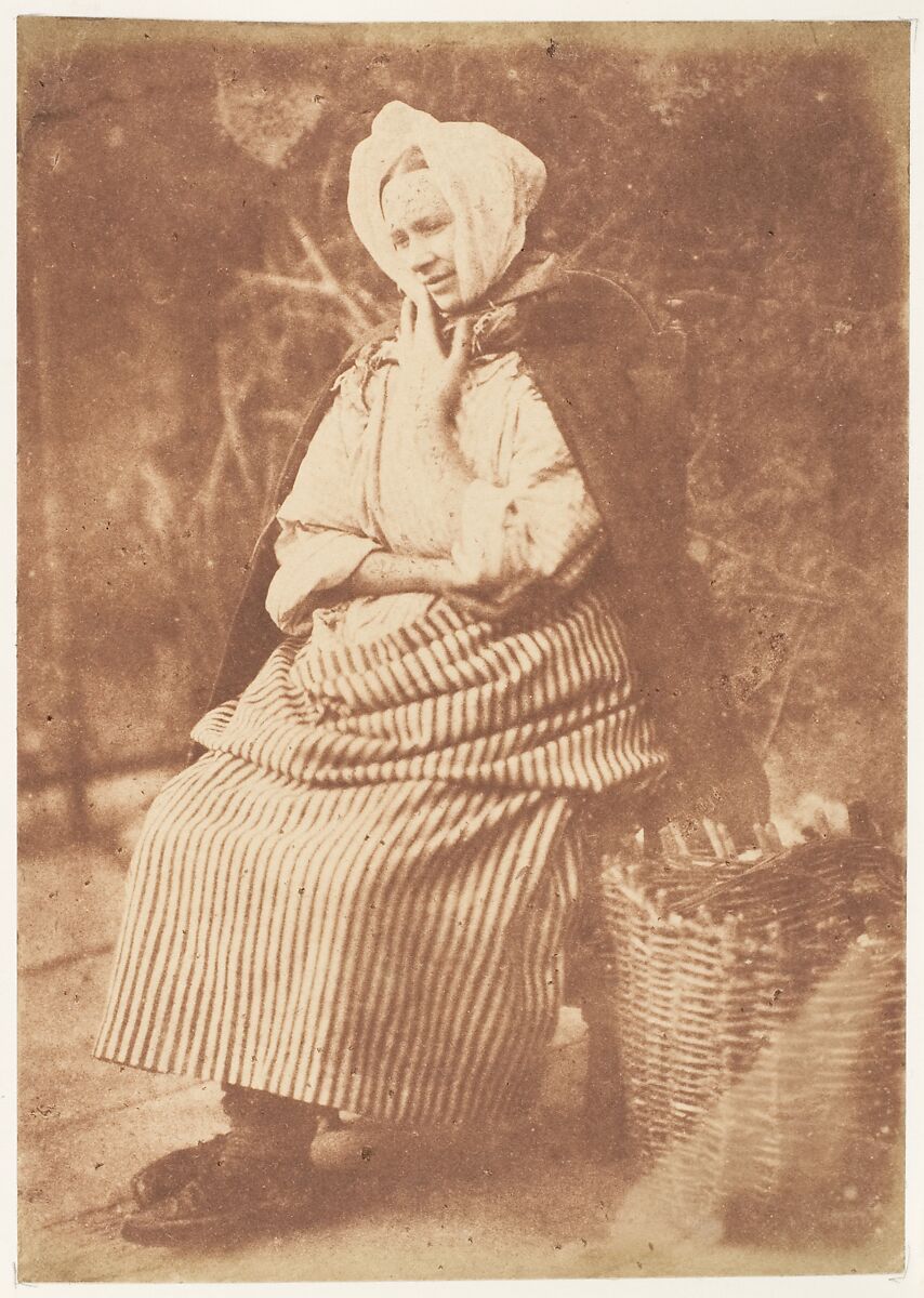 Newhaven Fishwife, Hill and Adamson (British, active 1843–1848), Salted paper print from paper negative 