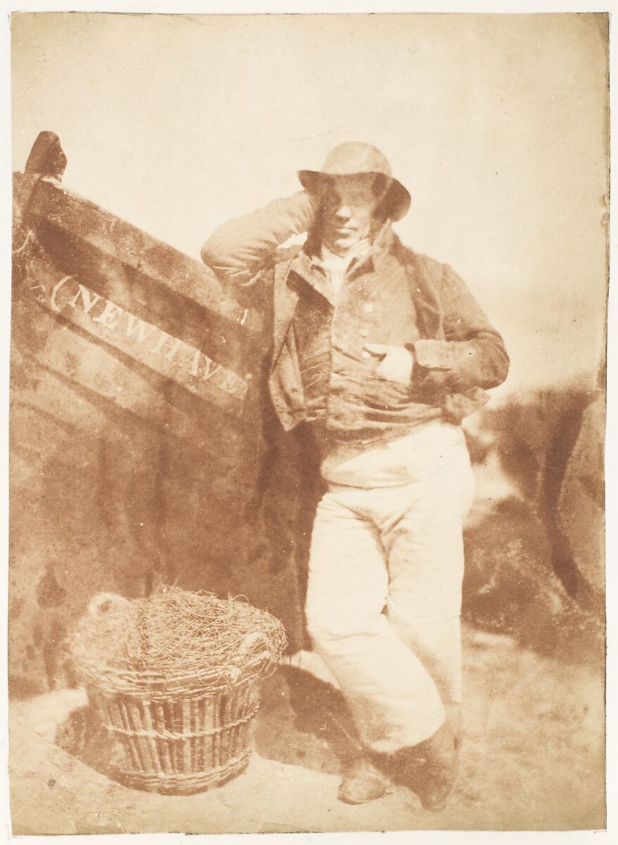 Newhaven Fisherman, Hill and Adamson (British, active 1843–1848), Salted paper print from paper negative 