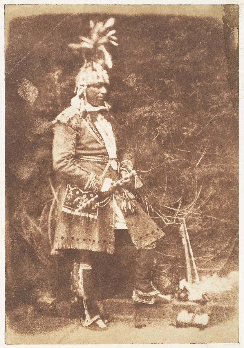 Kahkewāquonāby or Reverend Peter Jones, Hill and Adamson  British, Scottish, Salted paper print from paper negative