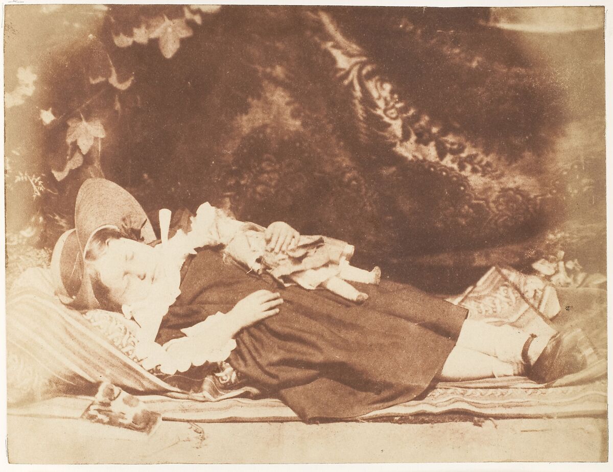 Miss Elizabeth Logan, Hill and Adamson (British, active 1843–1848), Salted paper print from paper negative 