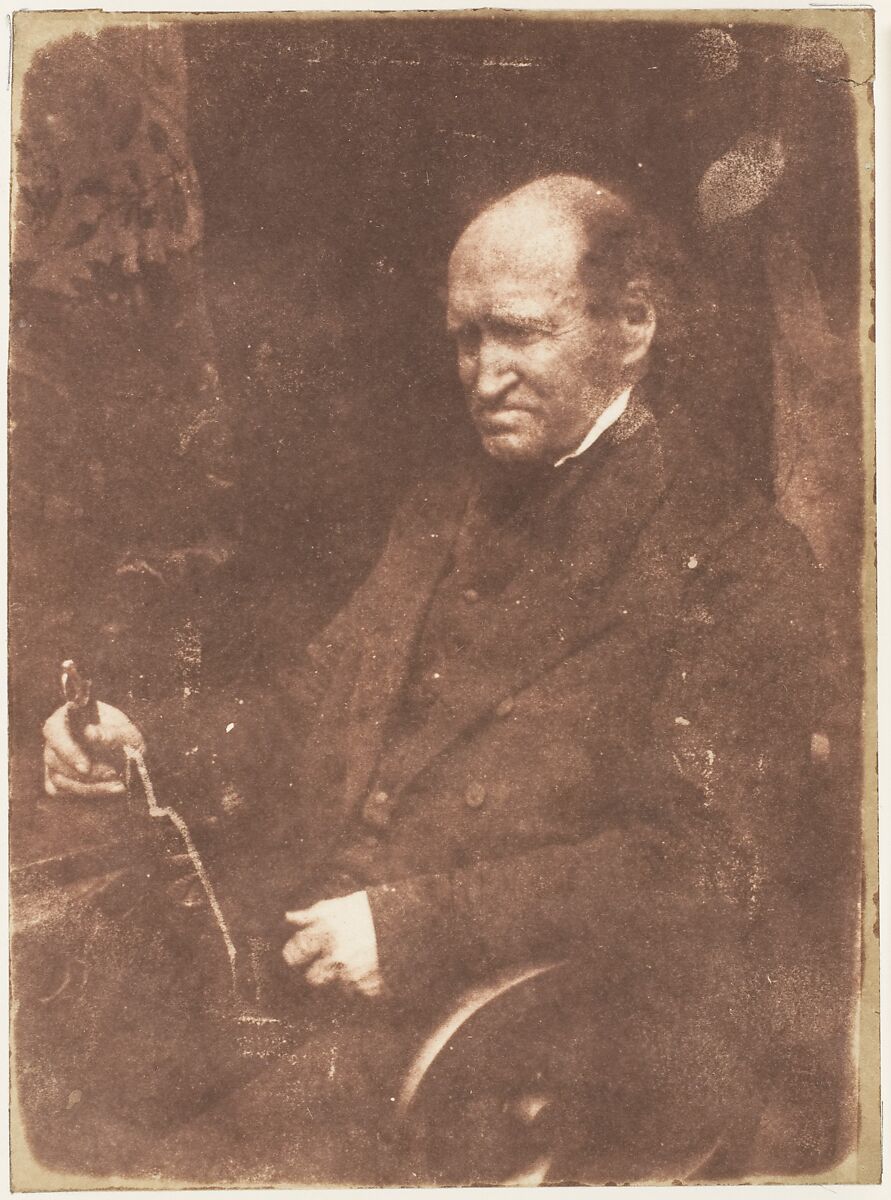 Dr. Cook of St. Andrews, Hill and Adamson (British, active 1843–1848), Salted paper print from paper negative 