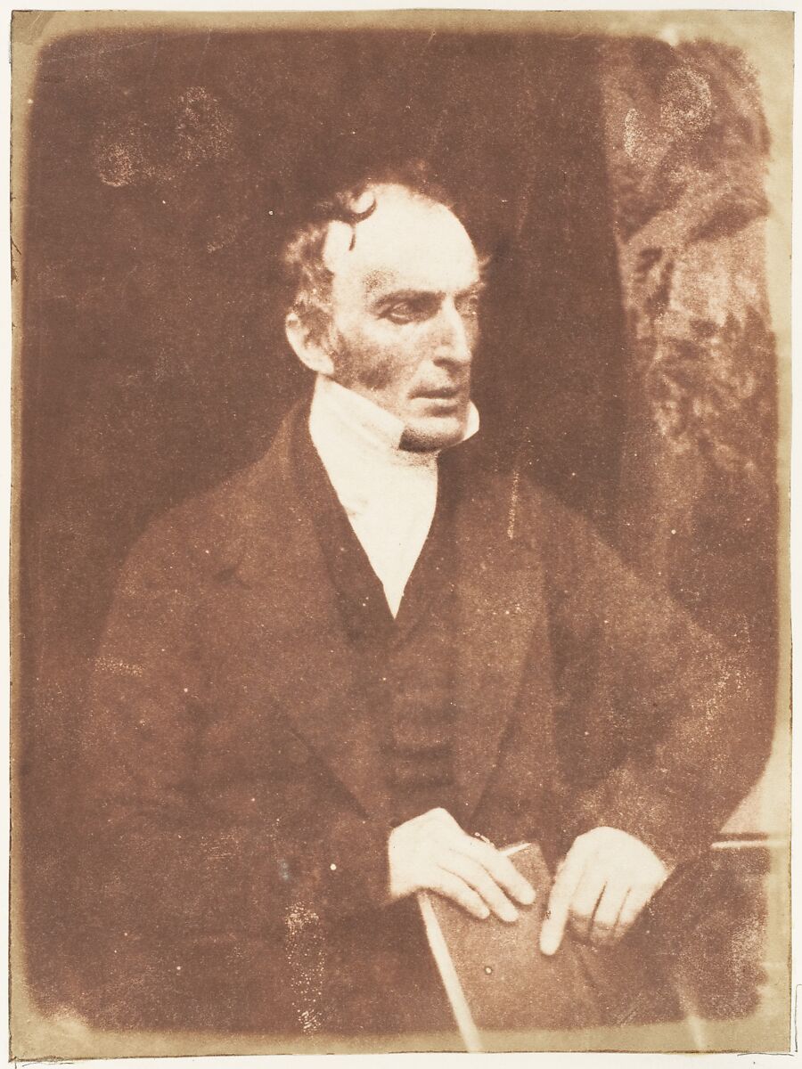 Rev. Dr. John Purves, Jedburgh, Hill and Adamson (British, active 1843–1848), Salted paper print from paper negative 