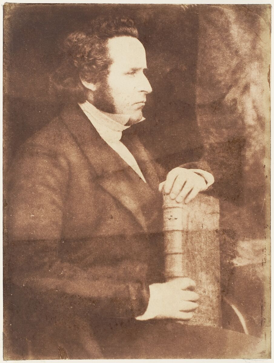 [Man], Hill and Adamson (British, active 1843–1848), Salted paper print from paper negative 