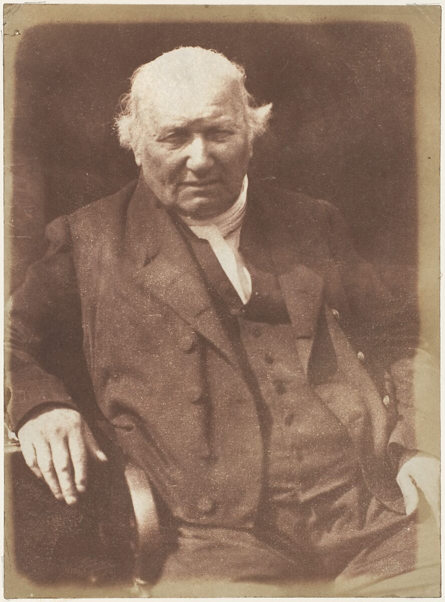 Principal Haldane, St. Andrews, Hill and Adamson (British, active 1843–1848), Salted paper print from paper negative 