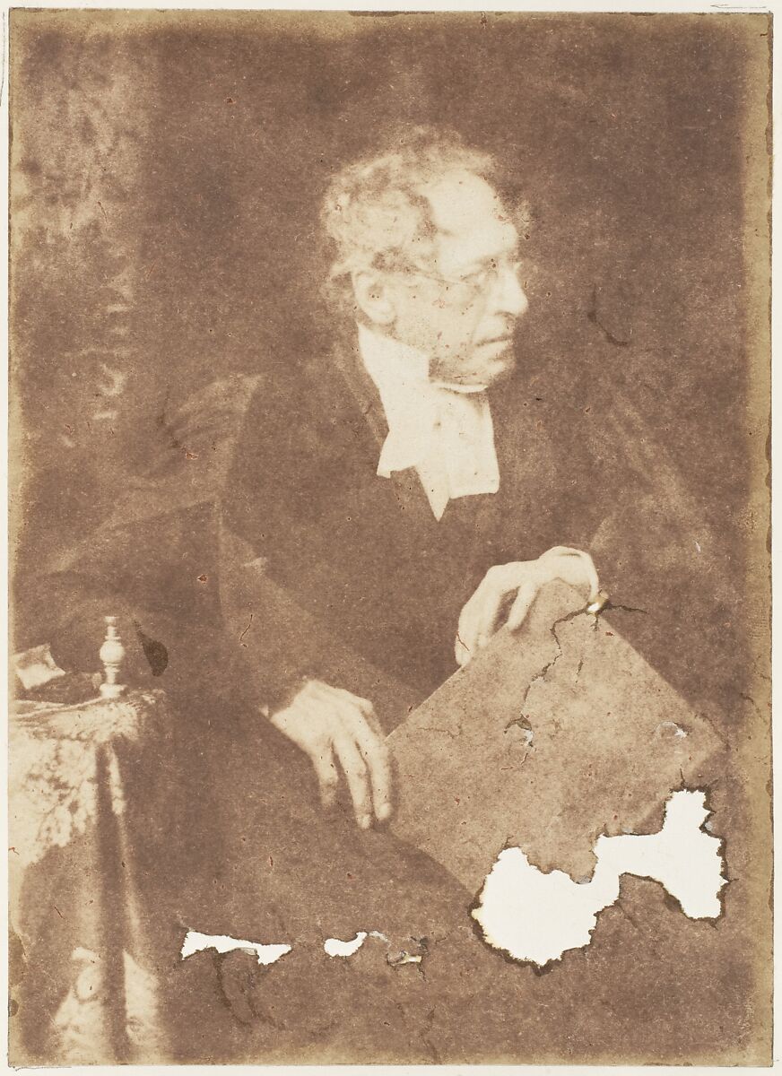 Rev. Henry Grey, D.D., St. Mary's, Edinburgh, Hill and Adamson (British, active 1843–1848), Salted paper print from paper negative 