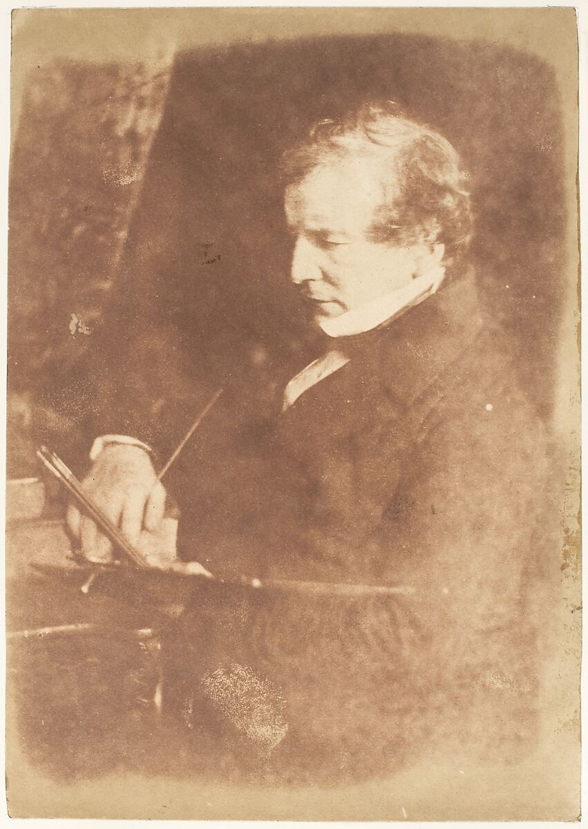 William Etty, R.A., Hill and Adamson (British, active 1843–1848), Salted paper print from paper negative 