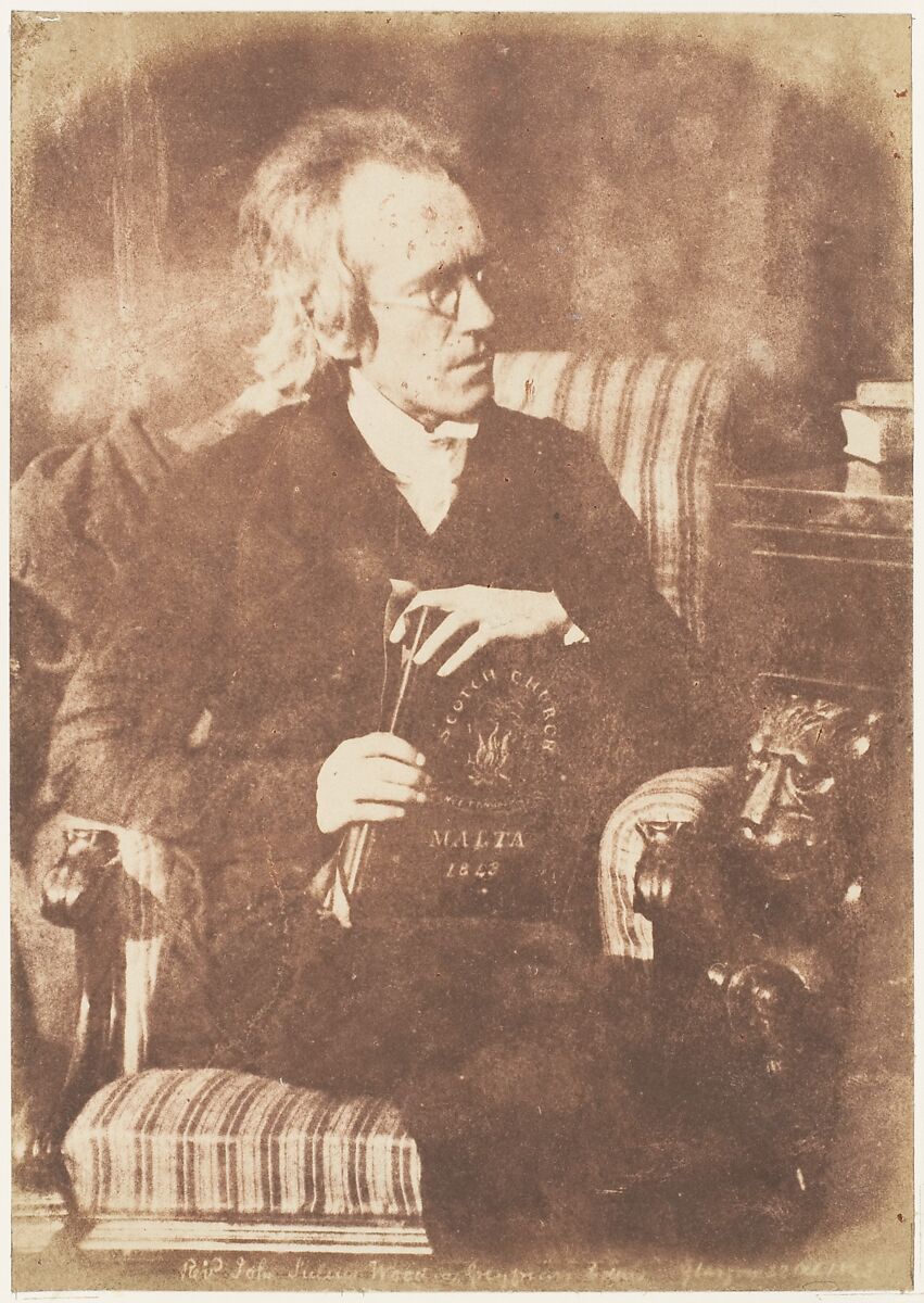 Rev. John Julius Wood, Hill and Adamson (British, active 1843–1848), Salted paper print from paper negative 