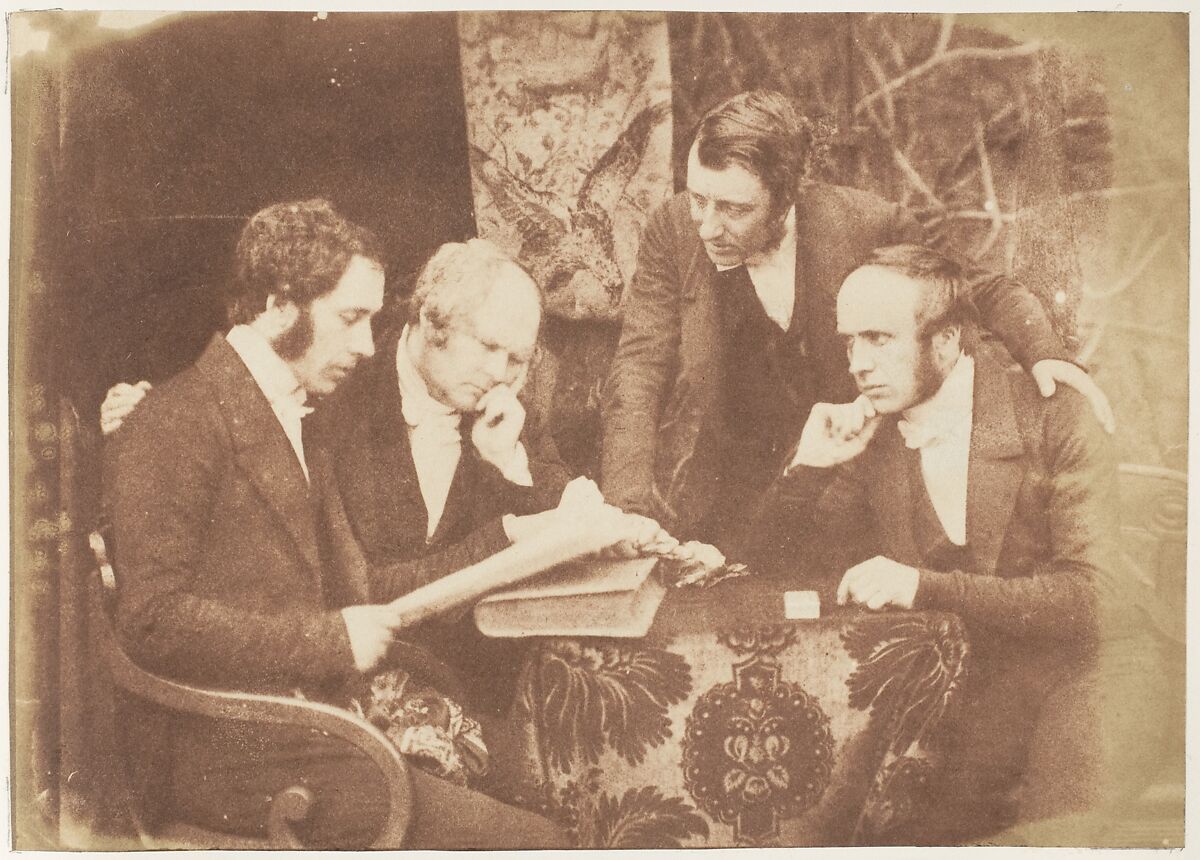 Alexander of Duntocher, McMillan of Cardross and Two Others, Hill and Adamson (British, active 1843–1848), Salted paper print from paper negative 