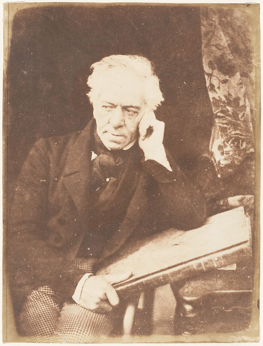 Sir William Allan, P.R.S.A., Hill and Adamson (British, active 1843–1848), Salted paper print from paper negative 