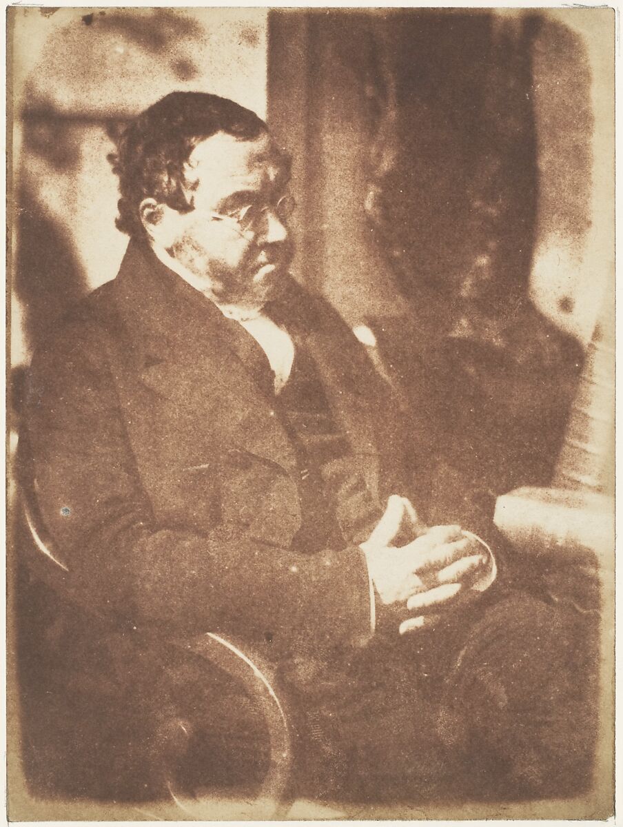 Rev. Dr. William Hamilton Burns, Hill and Adamson (British, active 1843–1848), Salted paper print from paper negative 