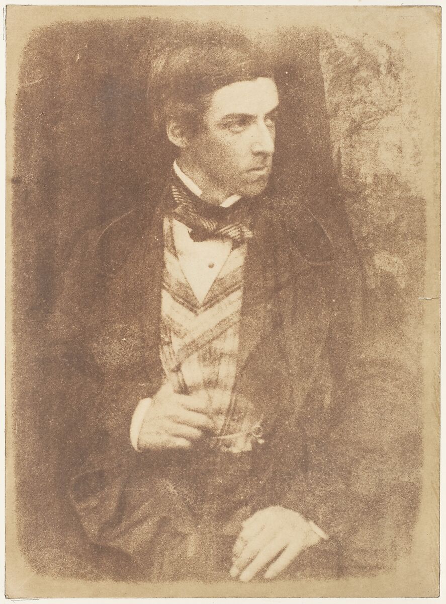 [Man], Hill and Adamson (British, active 1843–1848), Salted paper print from paper negative 