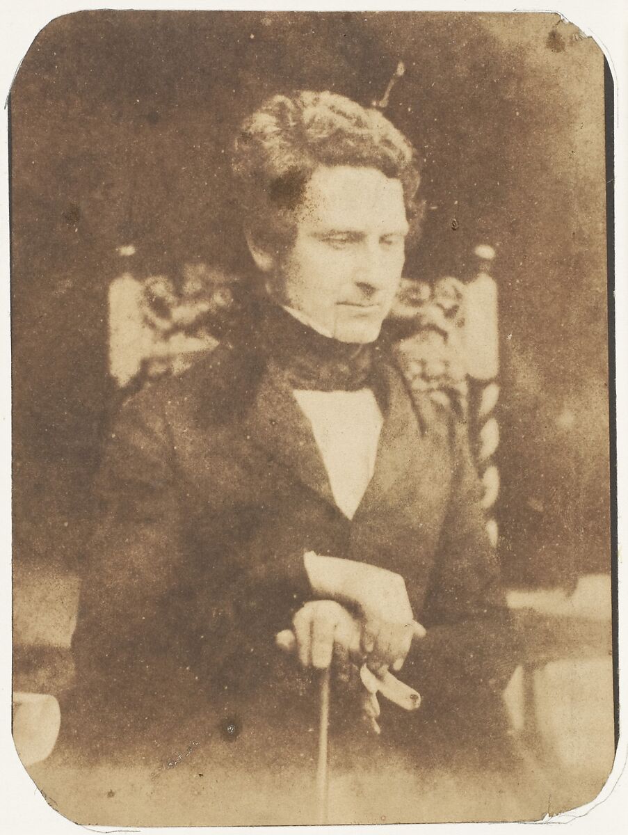 [Man], Hill and Adamson (British, active 1843–1848), Salted paper print from paper negative 