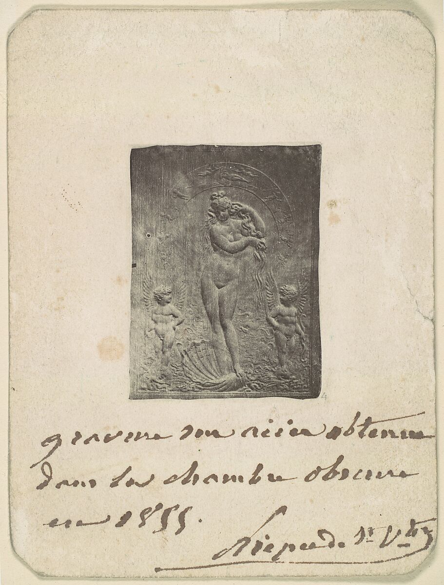 The Birth of Venus, Abel Niépce de St. Victor (French, 1805–1870), Photogravure 