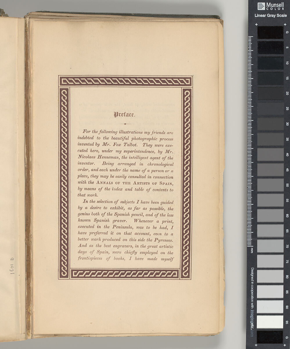 Talbotype Illustrations to Annals of the Artists of Spain, Nicolaas Henneman (Dutch, Heemskerk 1813–1898 London), Salted paper prints