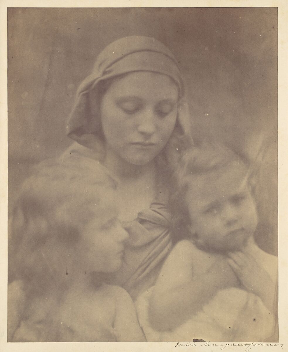 Contemplations, Julia Margaret Cameron (British (born India), Calcutta 1815–1879 Kalutara, Ceylon), Albumen silver print from glass negative 
