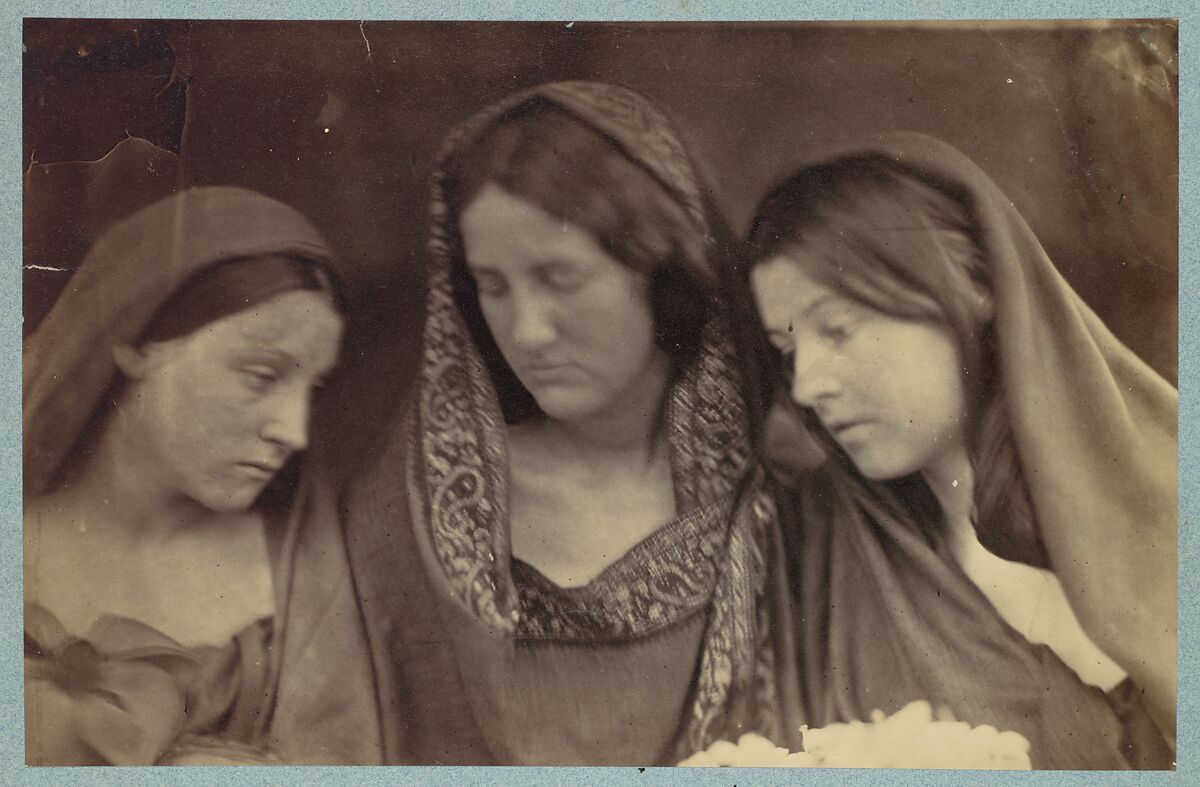Daughters of Jerusalem, Julia Margaret Cameron (British (born India), Calcutta 1815–1879 Kalutara, Ceylon), Albumen silver print from glass negative 