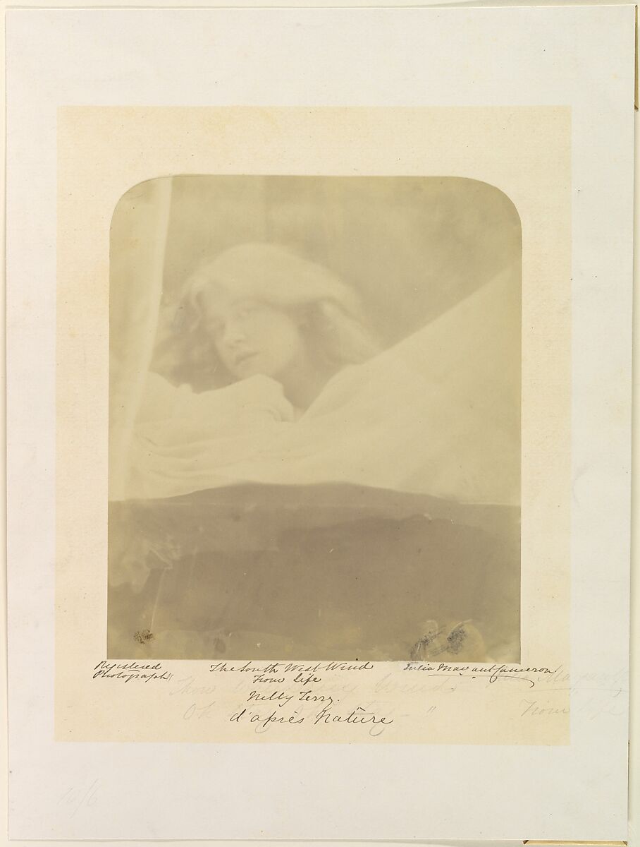 The South West Wind, Julia Margaret Cameron (British (born India), Calcutta 1815–1879 Kalutara, Ceylon), Albumen silver print from glass negative 