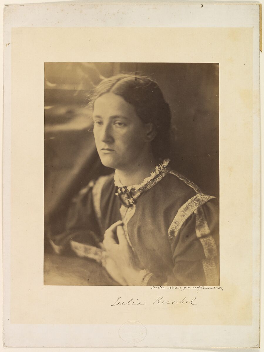 Julia Herschel, Julia Margaret Cameron (British (born India), Calcutta 1815–1879 Kalutara, Ceylon), Albumen silver print from glass negative 