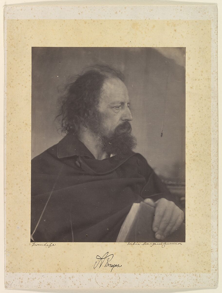 Alfred, Lord Tennyson, Julia Margaret Cameron (British (born India), Calcutta 1815–1879 Kalutara, Ceylon), Albumen silver print from glass negative 