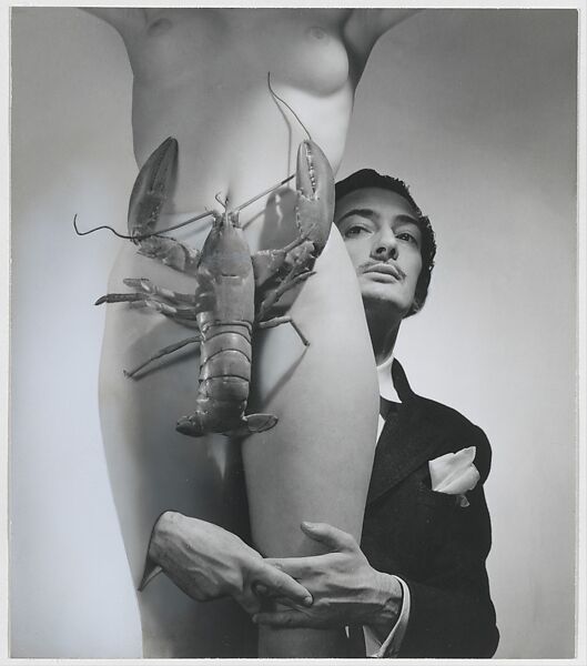 Salvador Dalí, George Platt Lynes (American, East Orange, New Jersey 1907–1955 New York), Gelatin silver print with applied pigment 