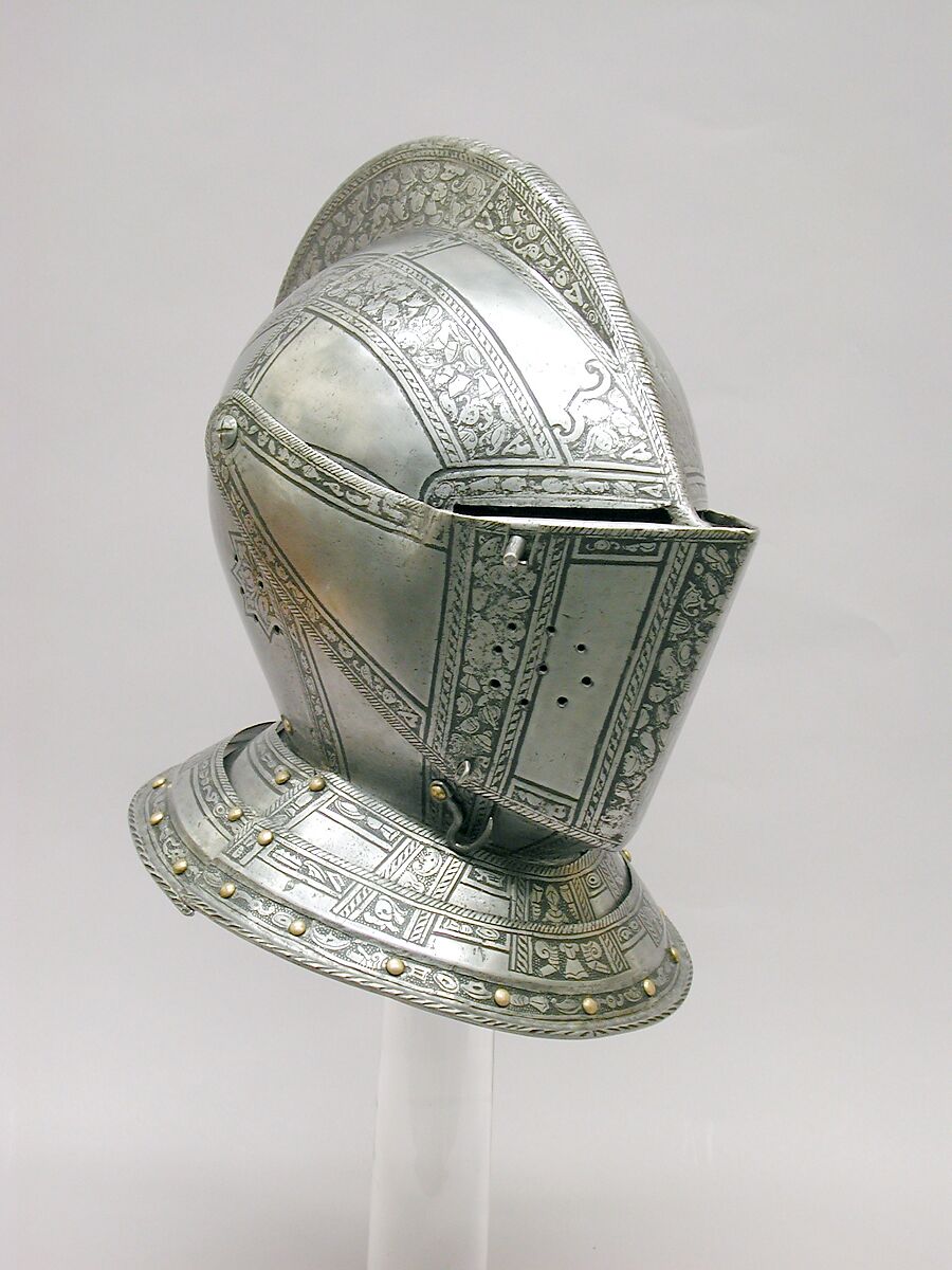 Close Helmet, Steel, Italian 