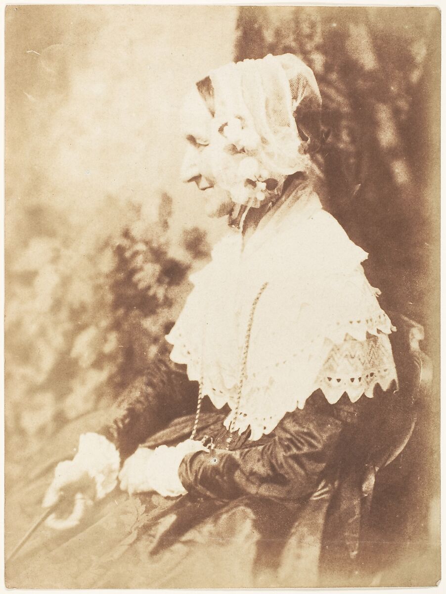 Mrs. Rigby, Hill and Adamson (British, active 1843–1848), Salted paper print from paper negative 