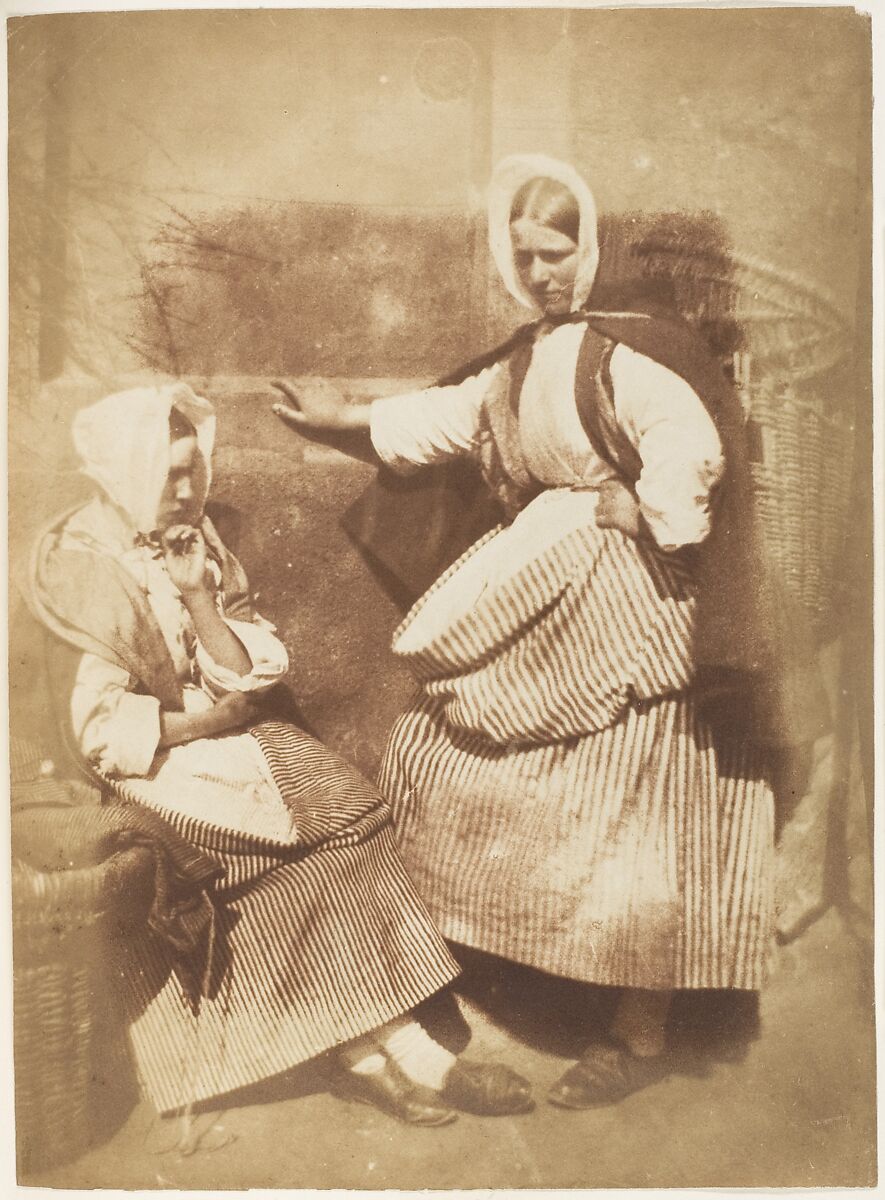 Mr. and Mrs. John Thomson, Hill and Adamson (British, active 1843–1848), Salted paper print from paper negative 