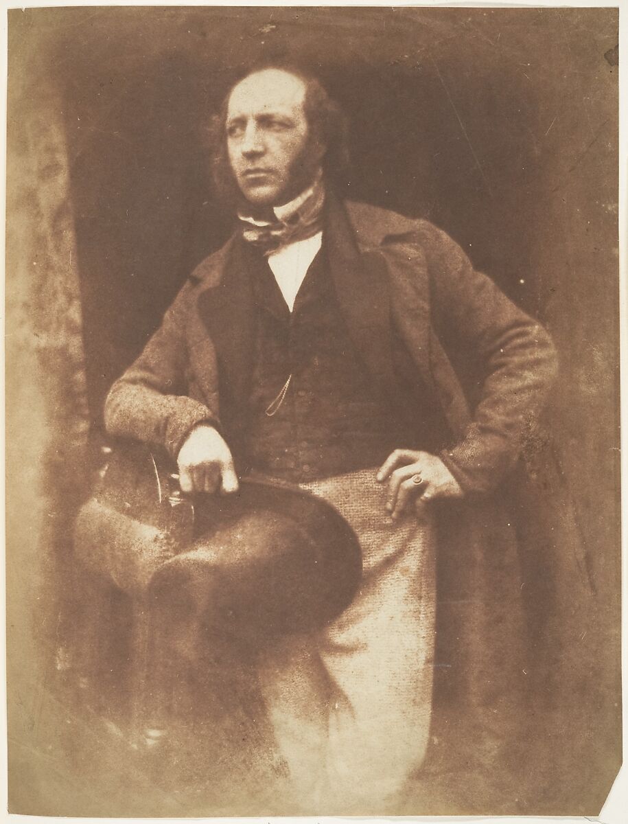 [Man, Full-length], Hill and Adamson (British, active 1843–1848), Salted paper print from paper negative 