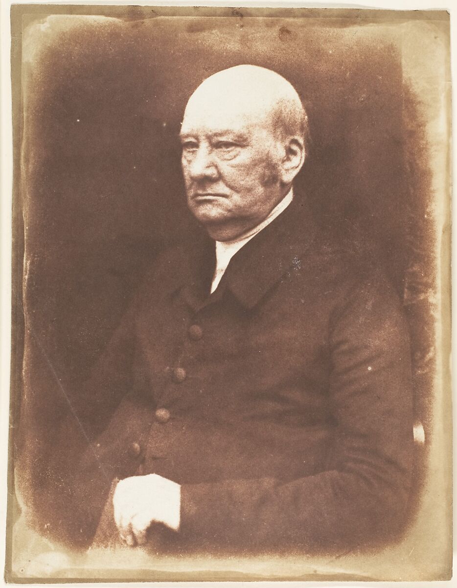 Dr. Jabez Bunting, Hill and Adamson (British, active 1843–1848), Salted paper print from paper negative 